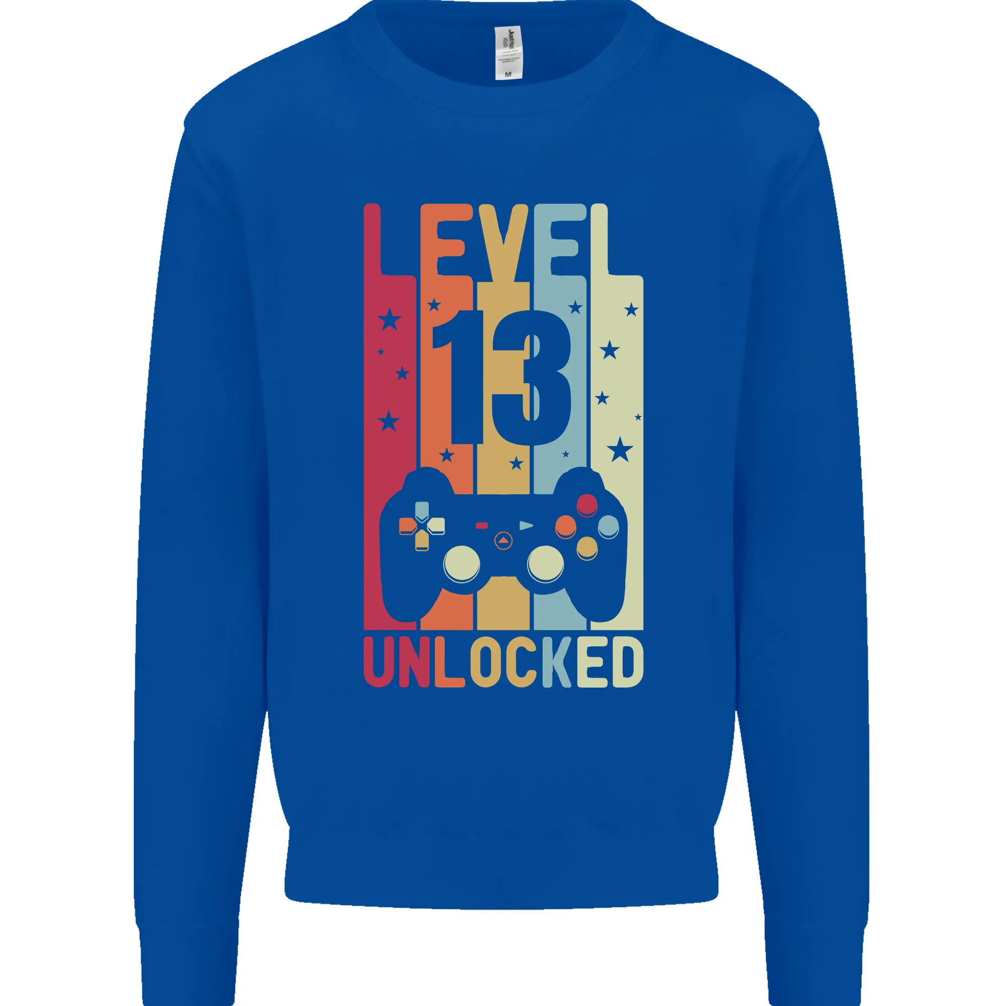 13th Birthday 13 Year Old Level Up Gaming Kids Sweatshirt Jumper