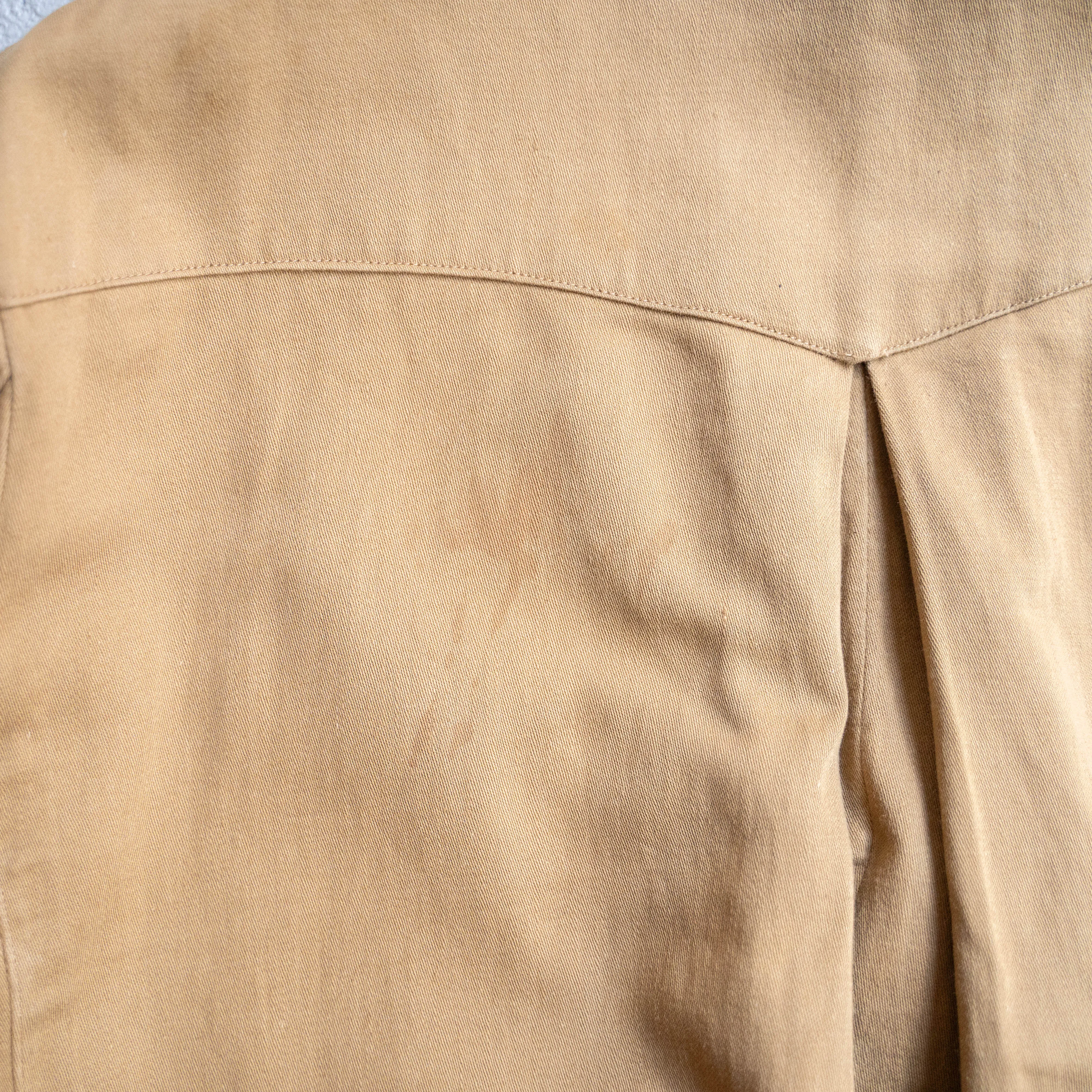 1950-60s Belgium? brown color norfolk jacket