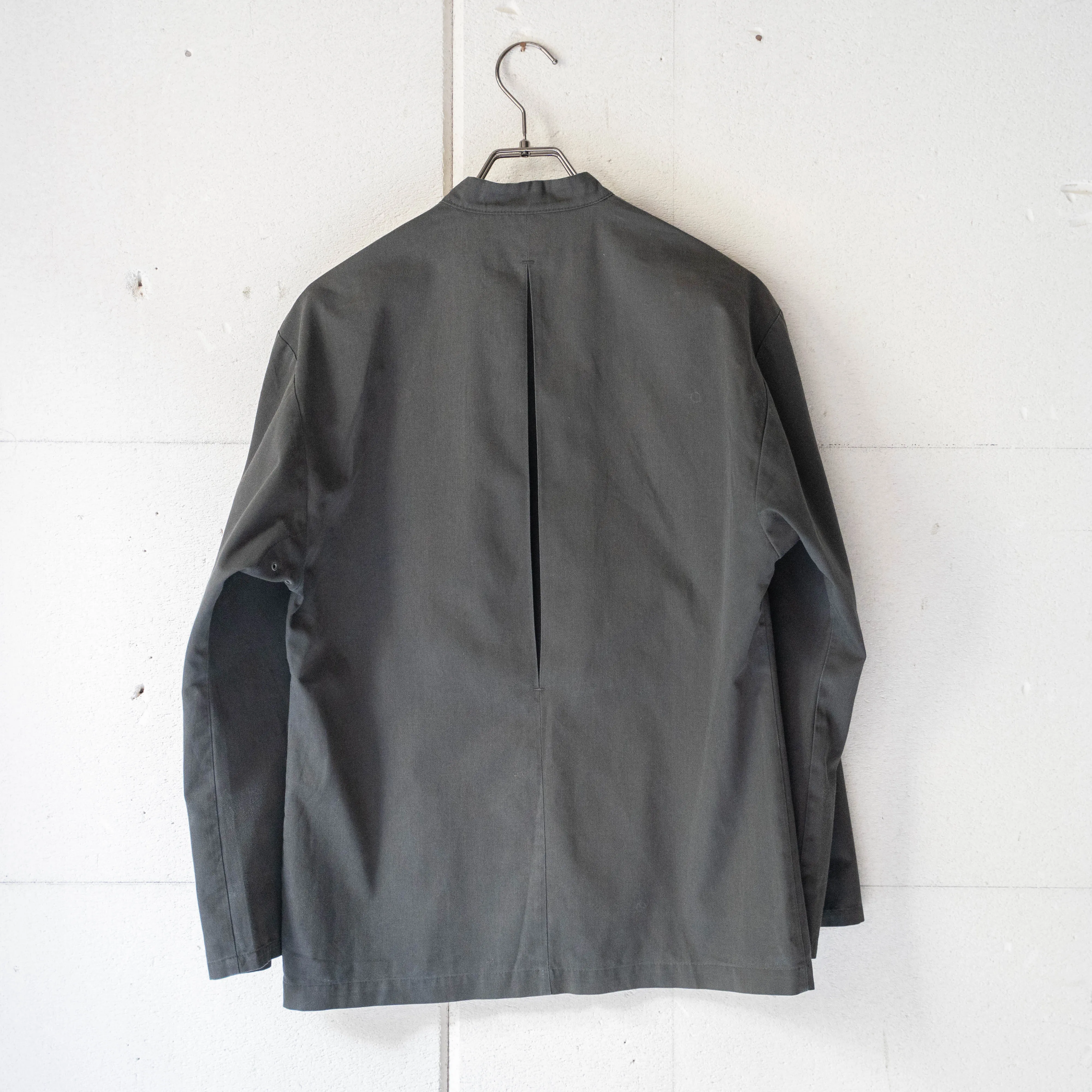 1980-90s France black color asymmetry chef jacket