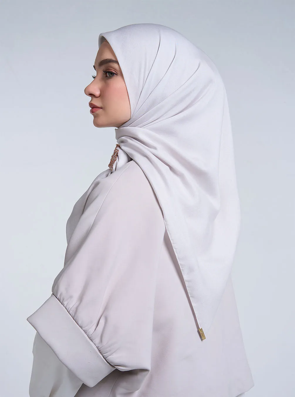 AIRY VOILE SCARF PLAIN MIST