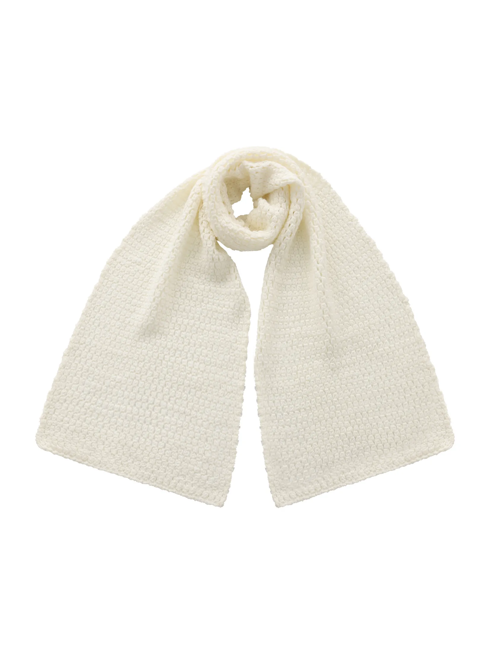 Alexis Cardigan   Scarf Set (White)