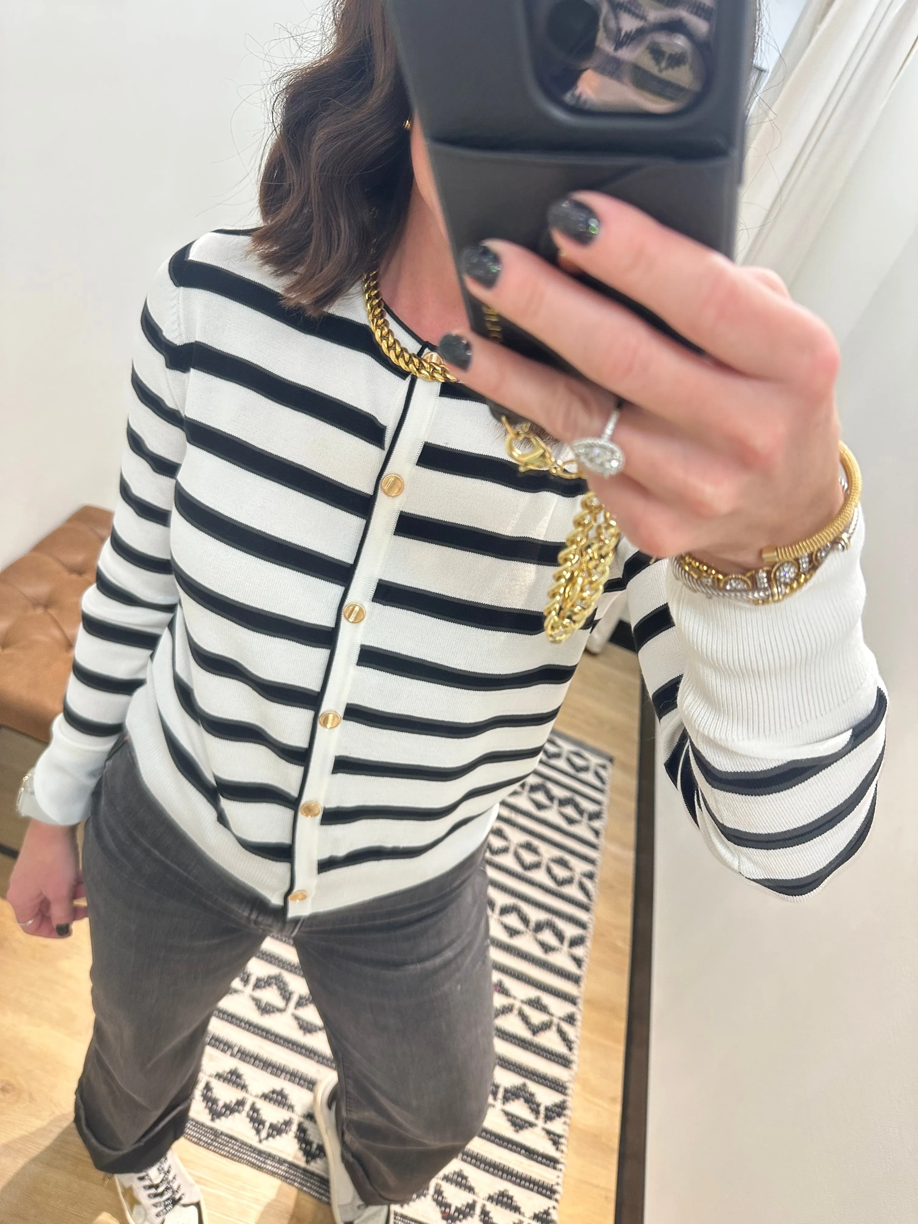 Annie Stripe Cardigan