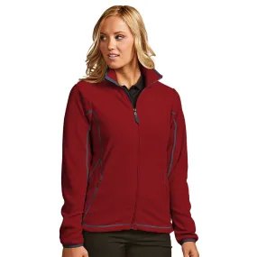 Antigua Women's Dark Red/Steel Ice Jacket