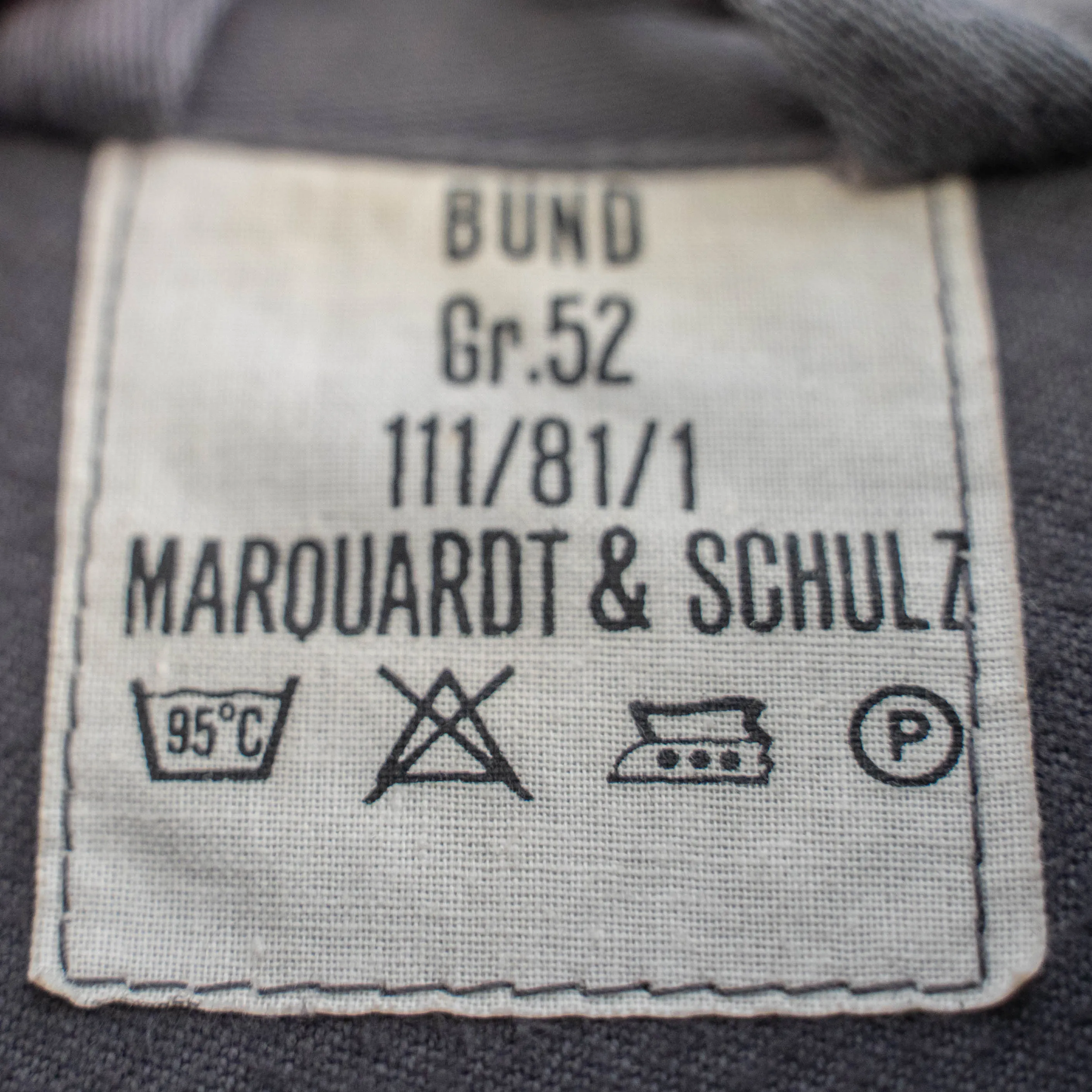 around 1980s German military gray color work jacket 'THW'