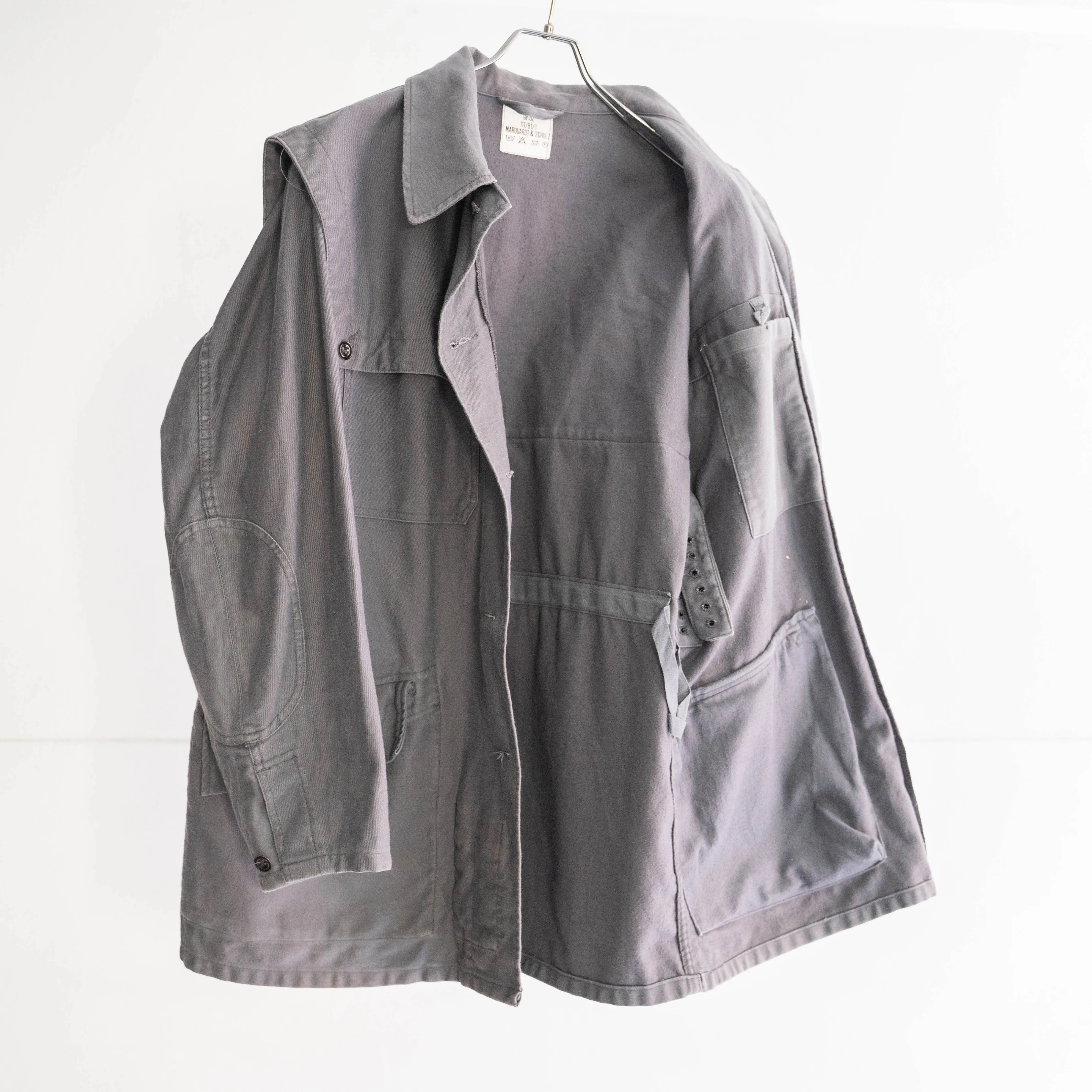 around 1980s German military gray color work jacket 'THW'