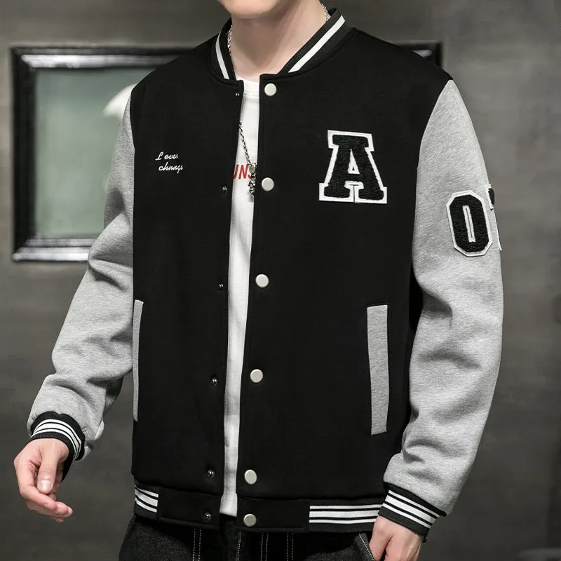 Baggy Jacket Baseball Jacket Men's Spring and Autumn Loose Casual