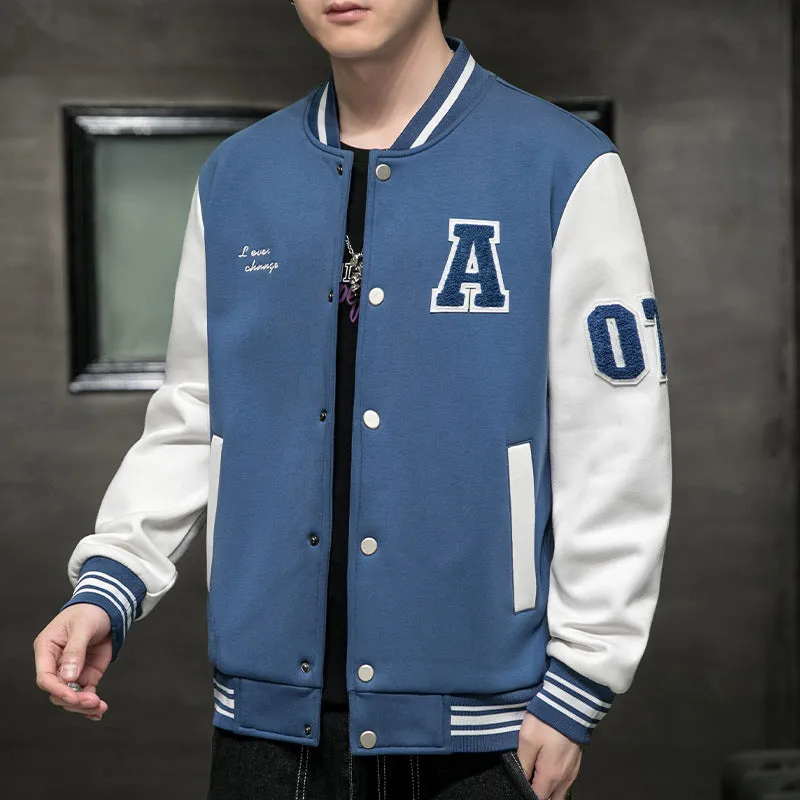 Baggy Jacket Baseball Jacket Men's Spring and Autumn Loose Casual