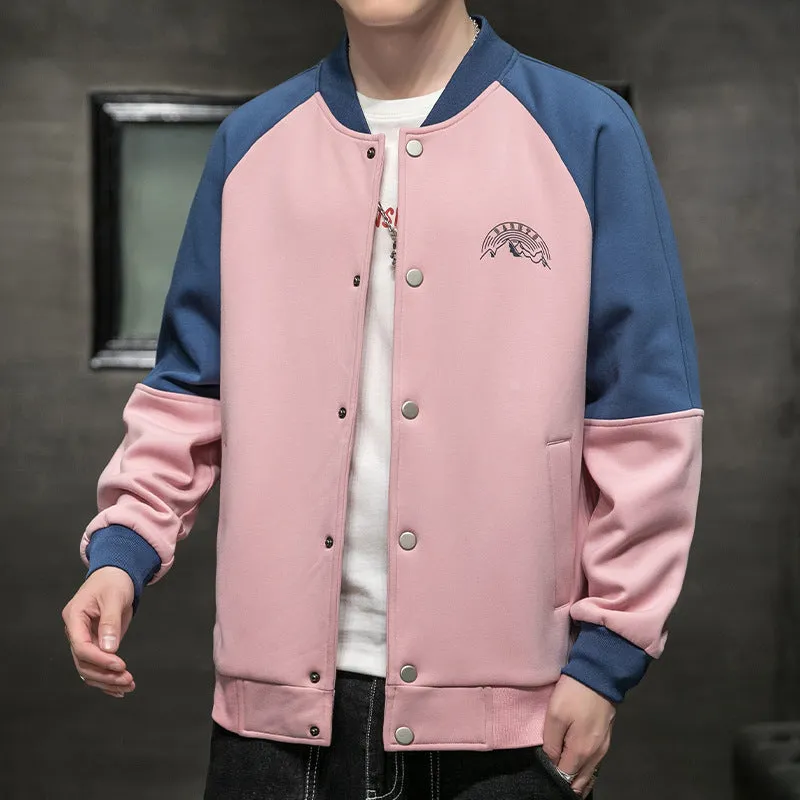 Baggy Jacket Baseball Jacket Men's Spring and Autumn Loose Casual