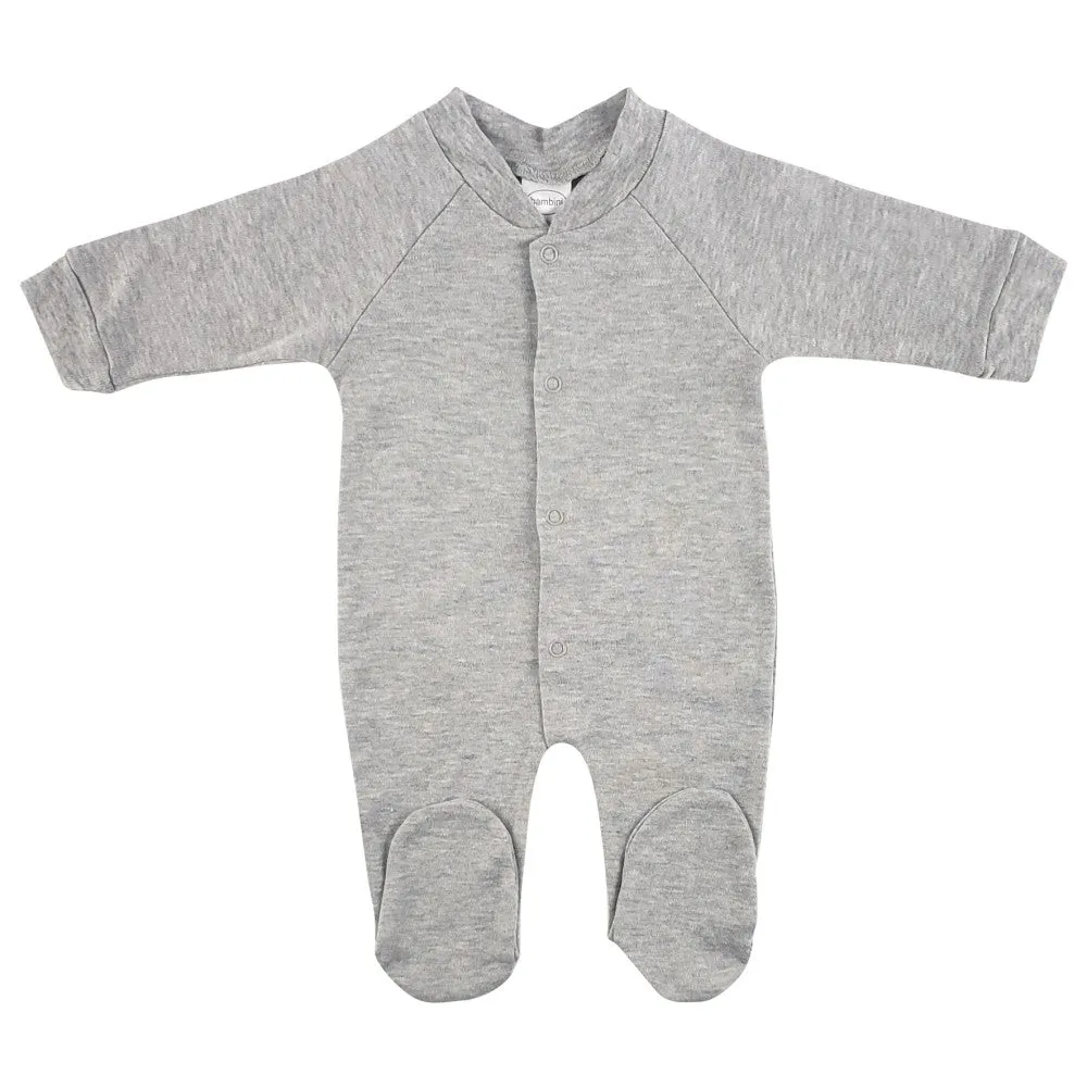 Bambini Heather Grey Closed-toe Sleep & Play