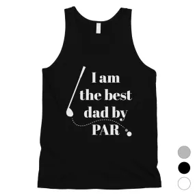 Best Dad By Par Golf Mens Sleeveless Top