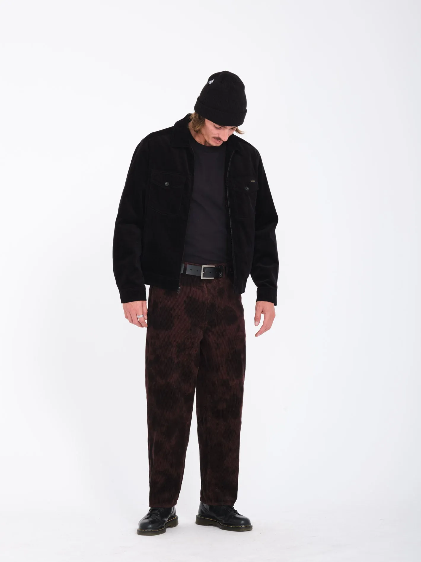 Billow Tapered Corduroy Trousers - BITTER CHOCOLATE