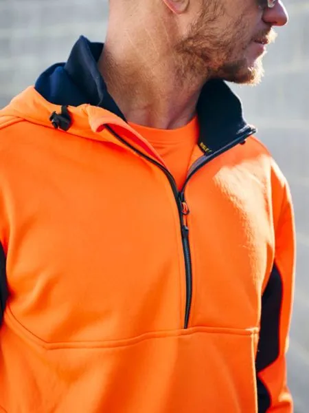 Bisley Hi Vis Liquid Repellent Fleece Hoodie (BK6571)