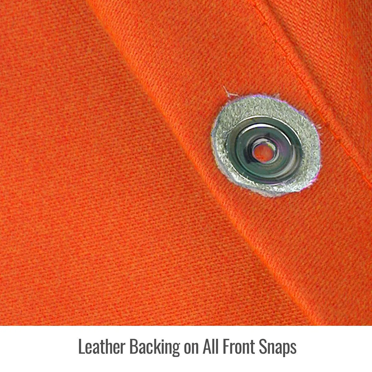 Black Stallion Stretch-Back FR Cotton Orange Welding Jacket - JF1625-OR