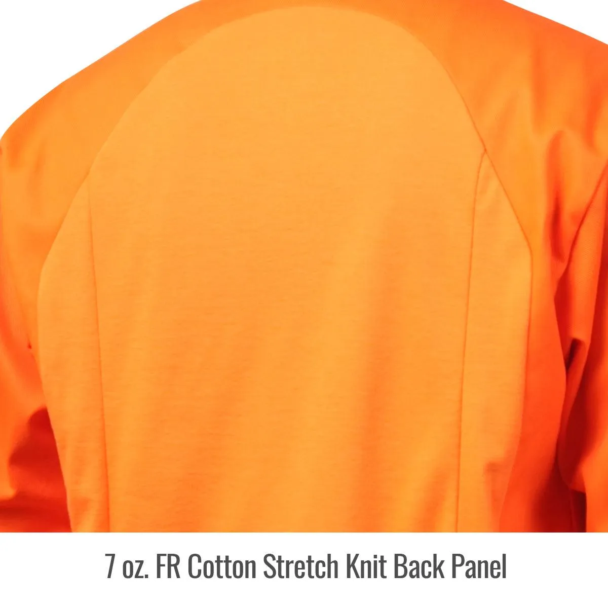 Black Stallion Stretch-Back FR Cotton Orange Welding Jacket - JF1625-OR