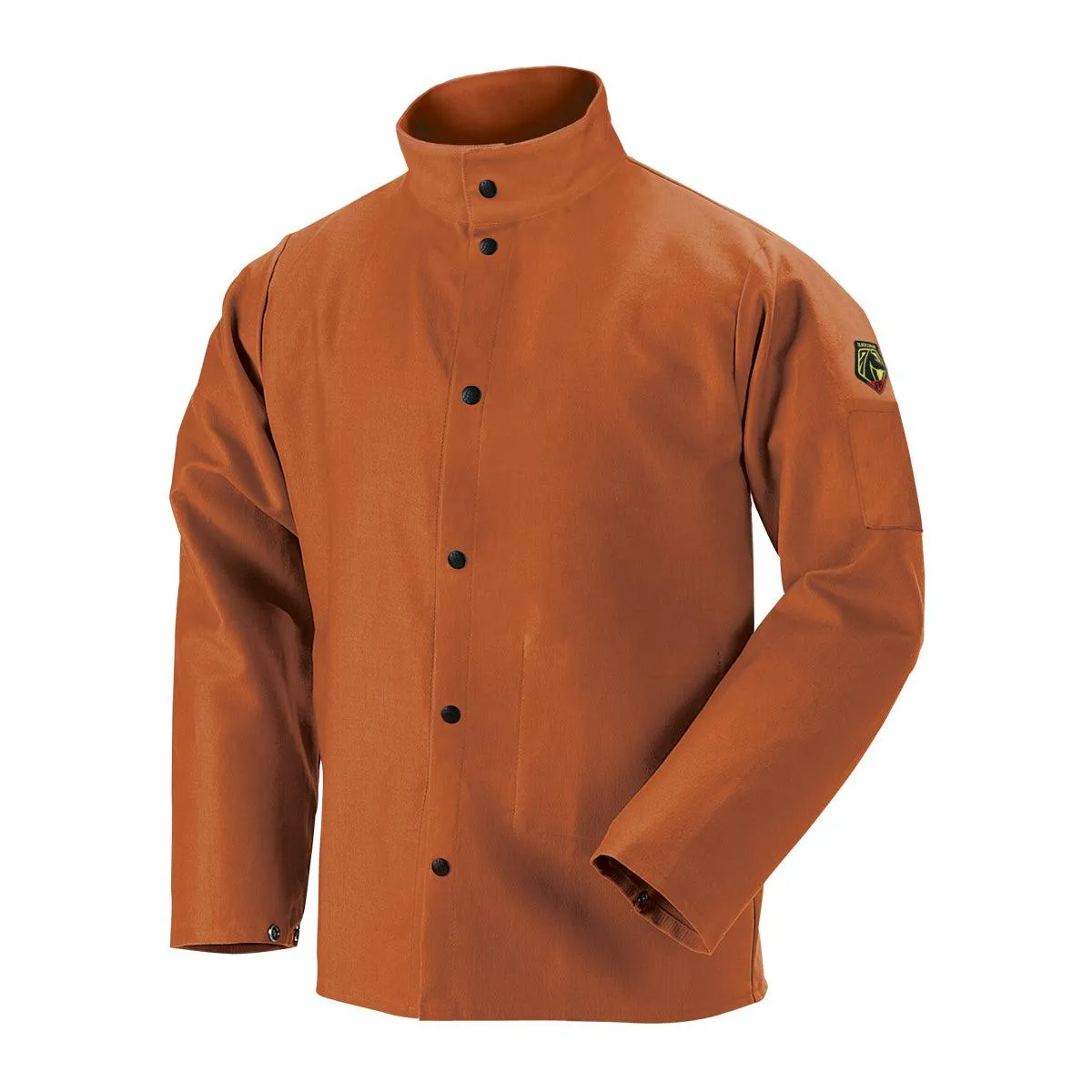 Black Stallion TruGuard 200 FR Cotton Welding Jacket, Brown - FB2-30C