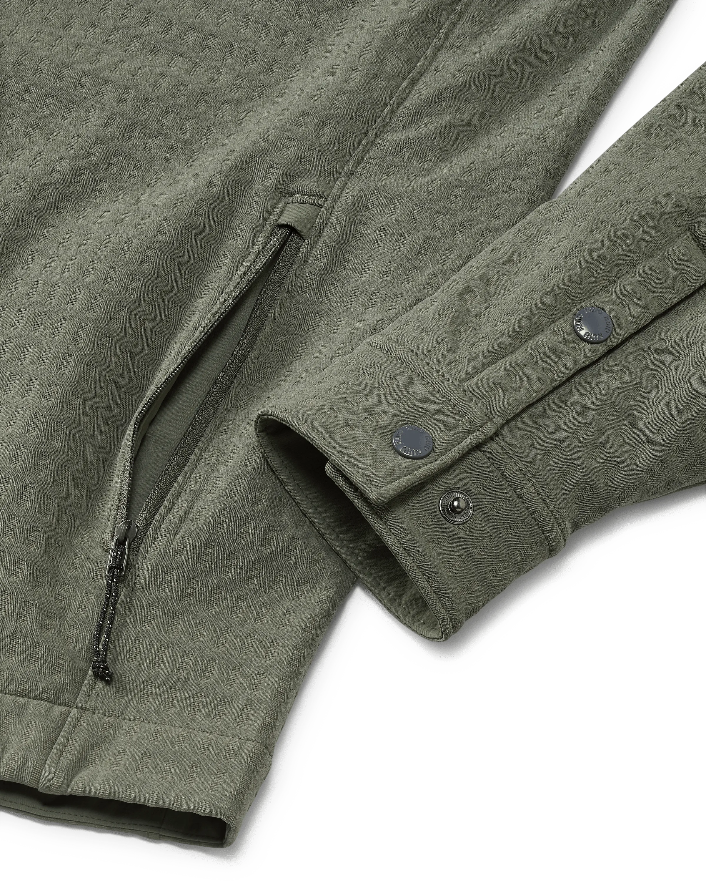 Blockfield Fleece Shirt Jacket | Dark Sage