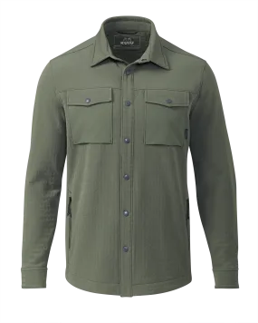 Blockfield Fleece Shirt Jacket | Dark Sage