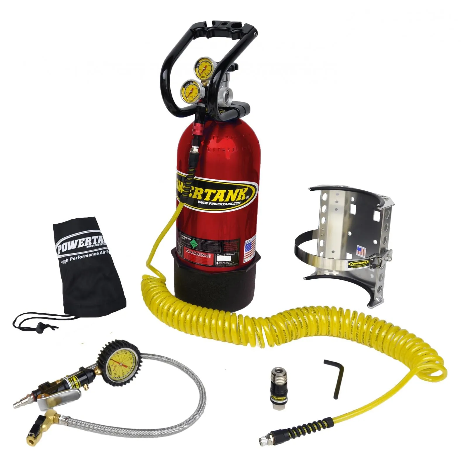 CO2 Tank 10 LB Package B System W/Power Flow II 250 PSI Power Tank