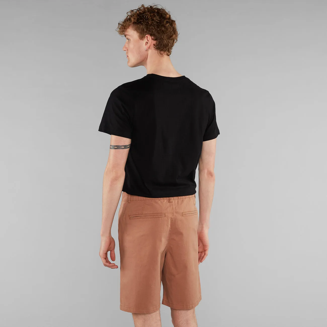 Dedicated Chino Shorts Nacka - Wood Brown