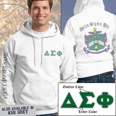 Delta Sigma Phi Crest Hoodie - G185 - SUB