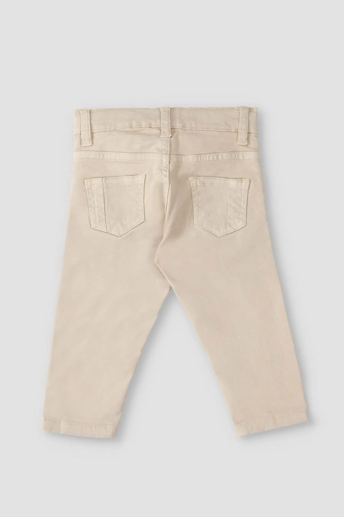 Denim Pant For Baby Boy - Beige