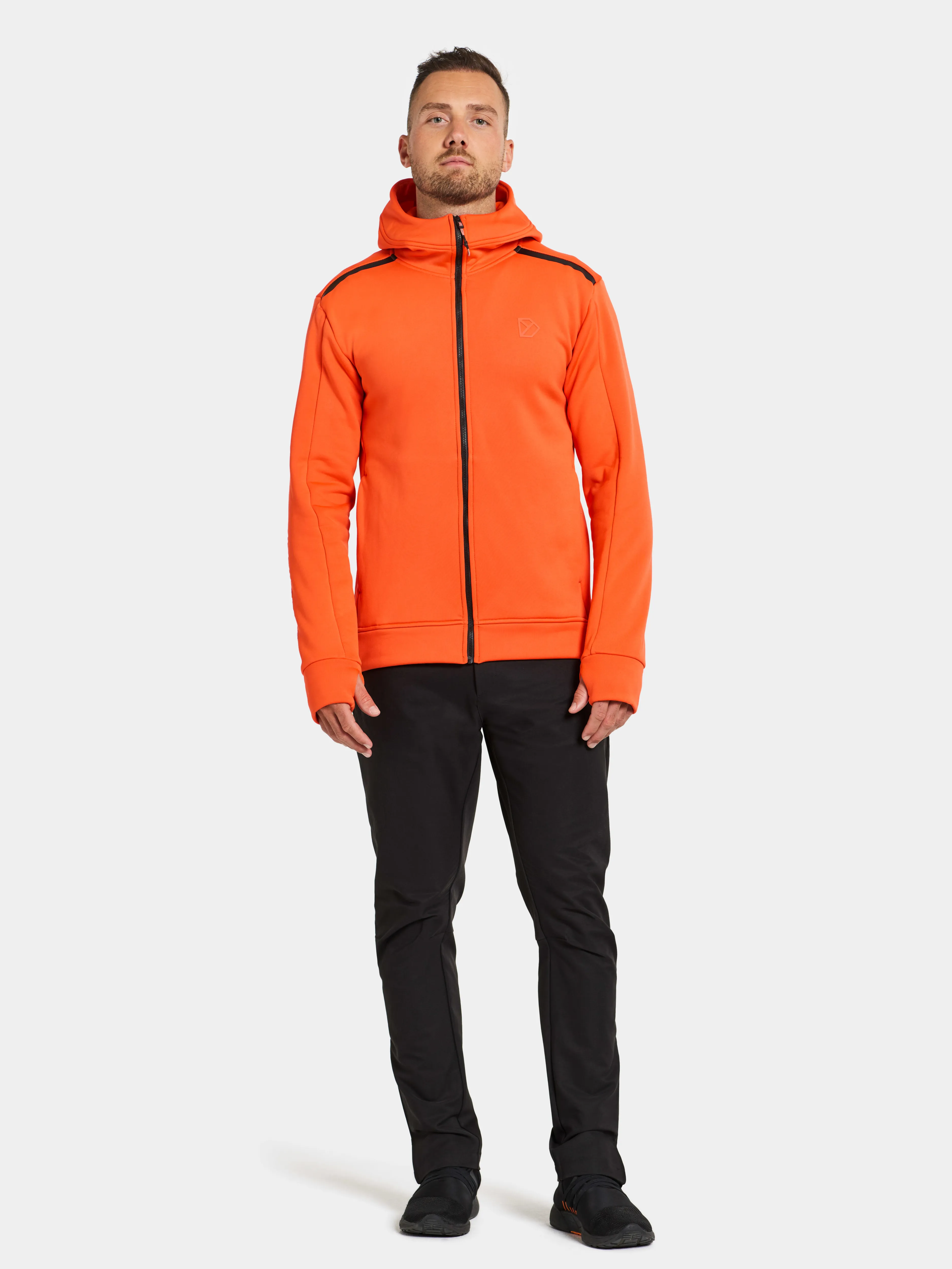 Didriksons Men&#x27;s Acke Full Zip 2 Flame | Buy Didriksons Men&#x27;s Acke Full Zip 2 Flame here | Outnorth