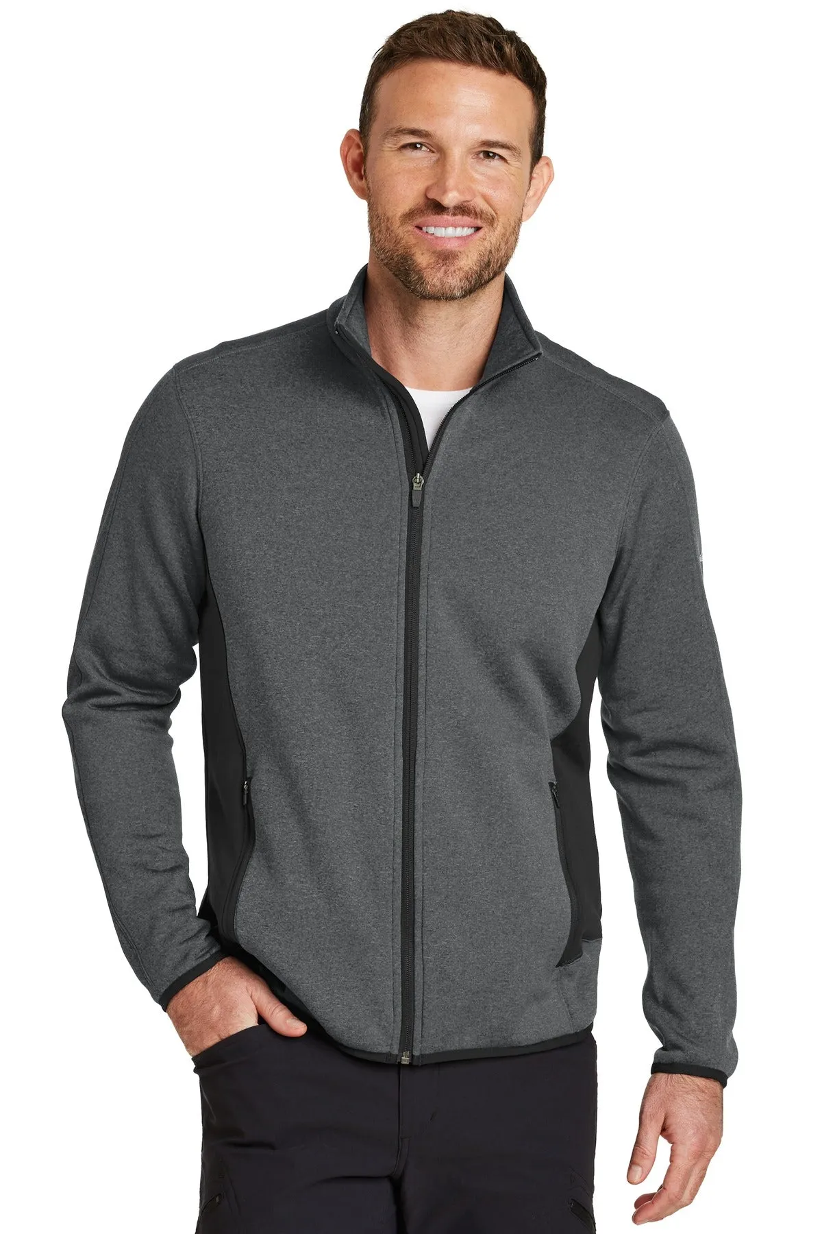 Eddie Bauer Full-Zip Heather Stretch Fleece Jacket. EB238