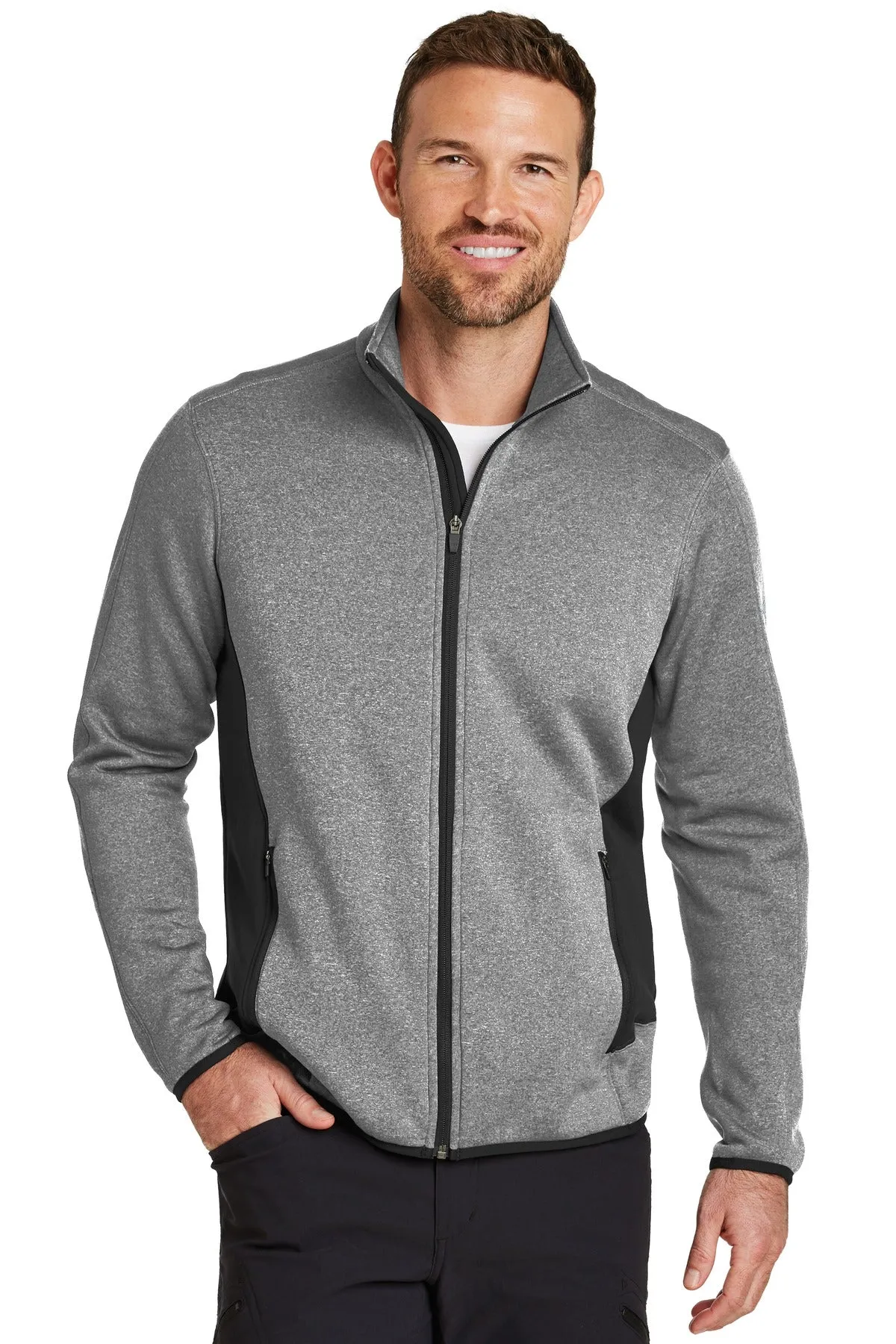 Eddie Bauer Full-Zip Heather Stretch Fleece Jacket. EB238