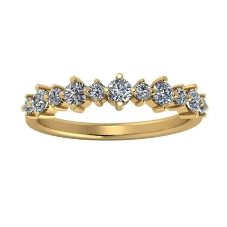 Ellery Round Trendy Diamond Wedding Ring