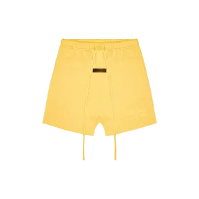 Essentials Fear of God Drawstring Fleece Shorts - Gold