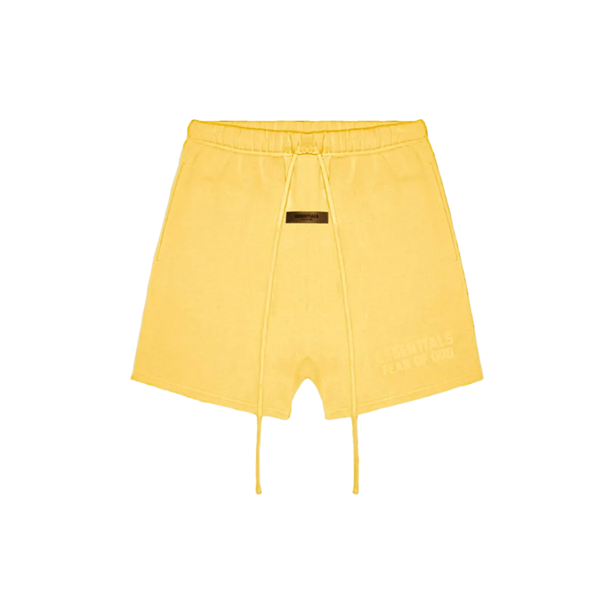 Essentials Fear of God Drawstring Fleece Shorts - Gold