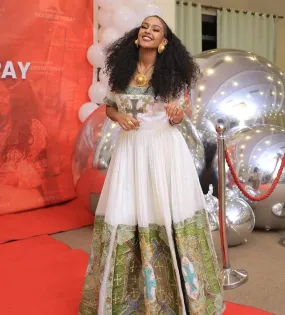 Exquisite Habesha Dress Beautiful Habesha Kemis For Events