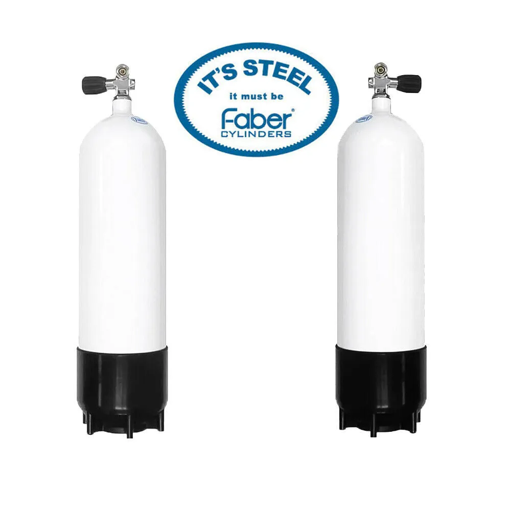 Faber 7L Steel Tank Cylinder - 300 Bar - High Pressure