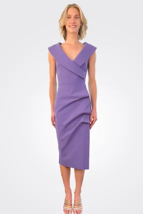 Fiynorc Stretch Jersey Dress - Dark Lavender