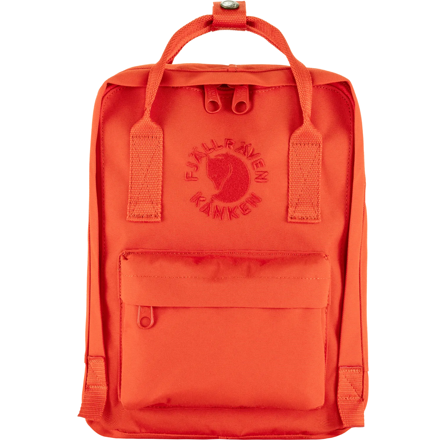 Fjällräven Re-Kånken Mini Flame Orange | Buy Fjällräven Re-Kånken Mini Flame Orange here | Outnorth