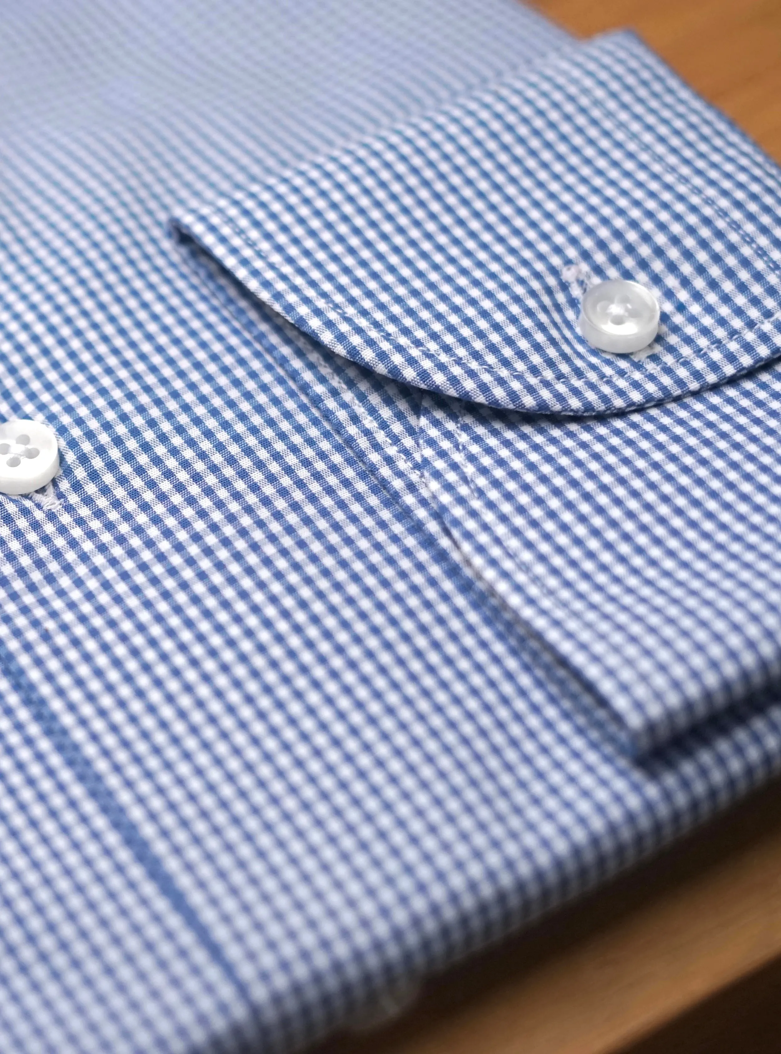 Gingham Easy Iron Dress Shirt