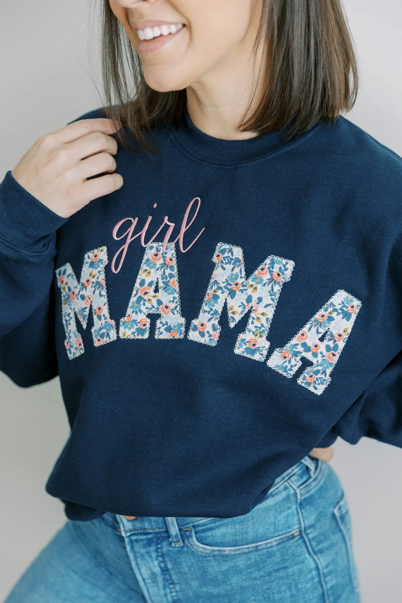 Girl Mom Sweatshirt | Personalized Mama Sweatshirt | Duke & Fox®