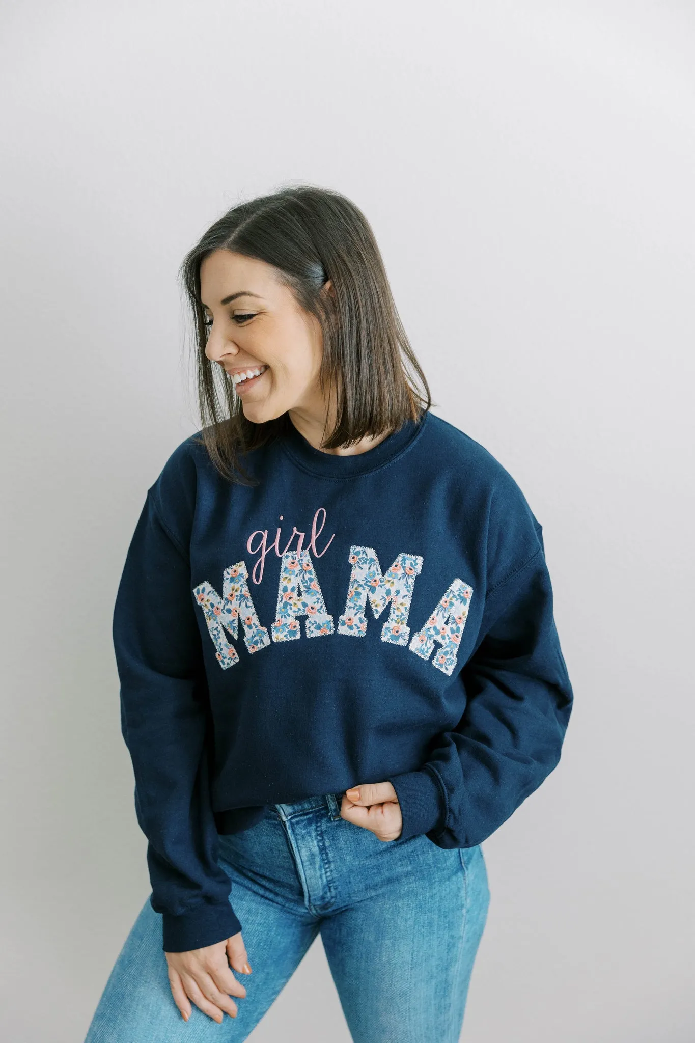 Girl Mom Sweatshirt | Personalized Mama Sweatshirt | Duke & Fox®