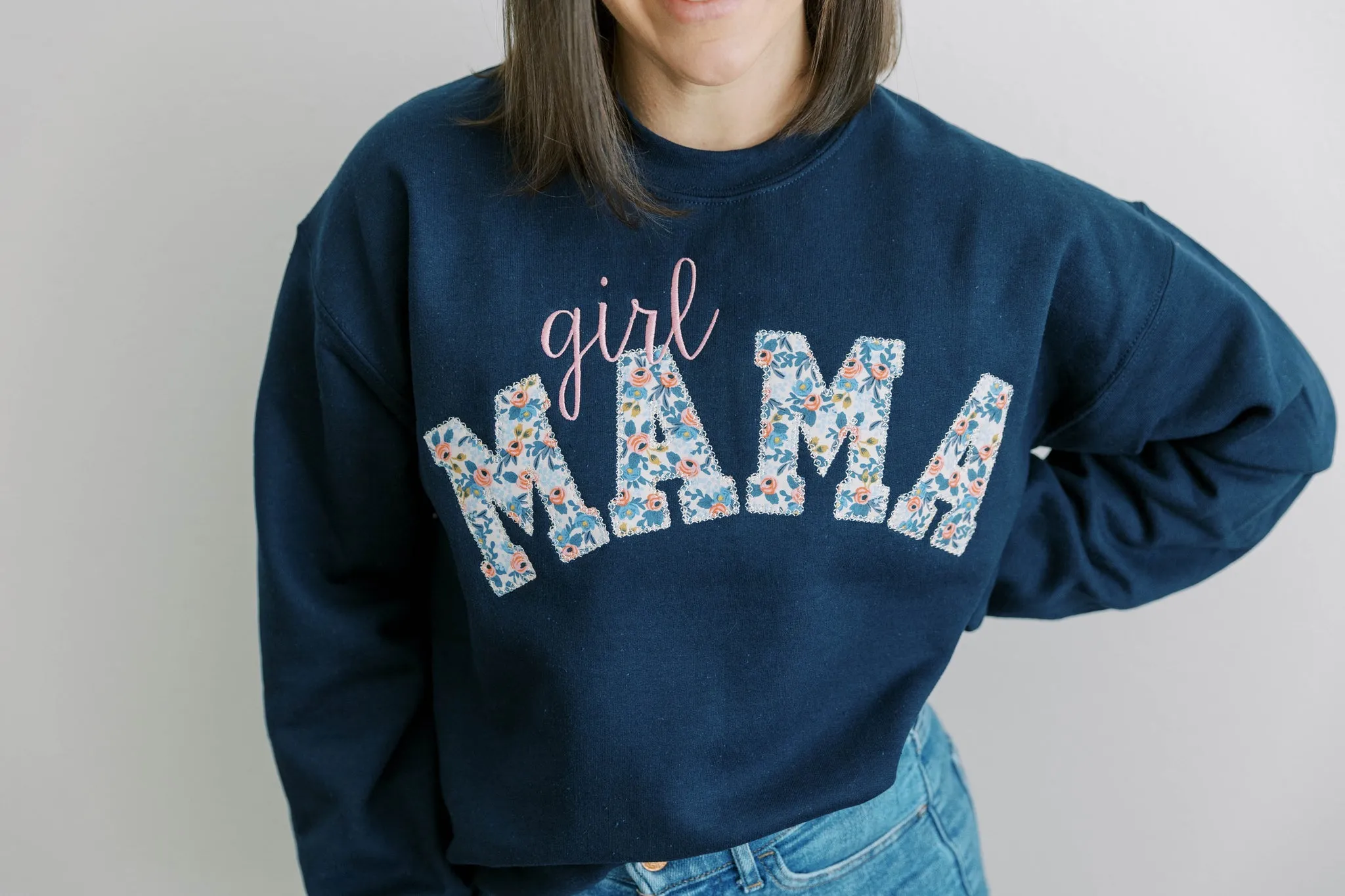 Girl Mom Sweatshirt | Personalized Mama Sweatshirt | Duke & Fox®