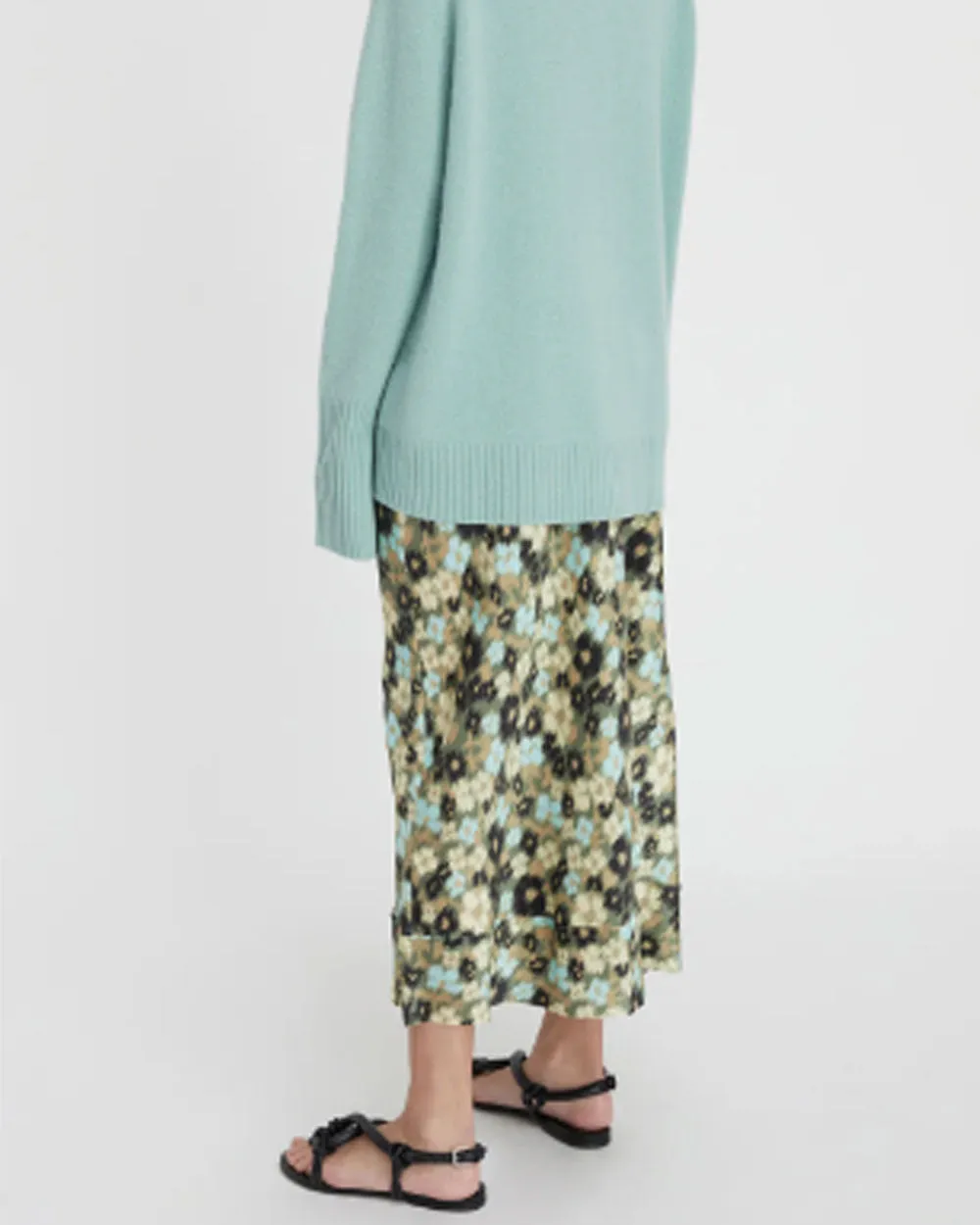 Green Bella Midi Skirt