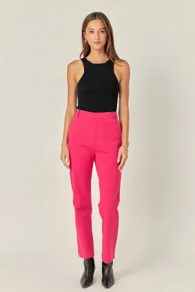 High-waist Knit Pants