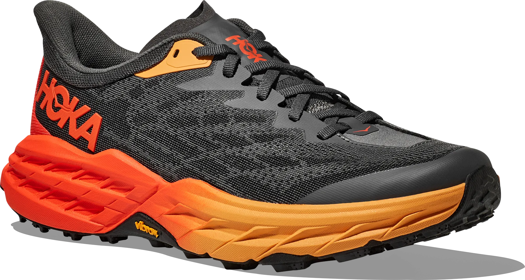 Hoka Men&#x27;s Speedgoat 5 Castlerock/Flame | Buy Hoka Men&#x27;s Speedgoat 5 Castlerock/Flame here | Outnorth