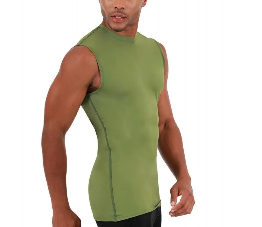 Insta Slim USA Medium Compression Sleeveless Shirt 2MAT018