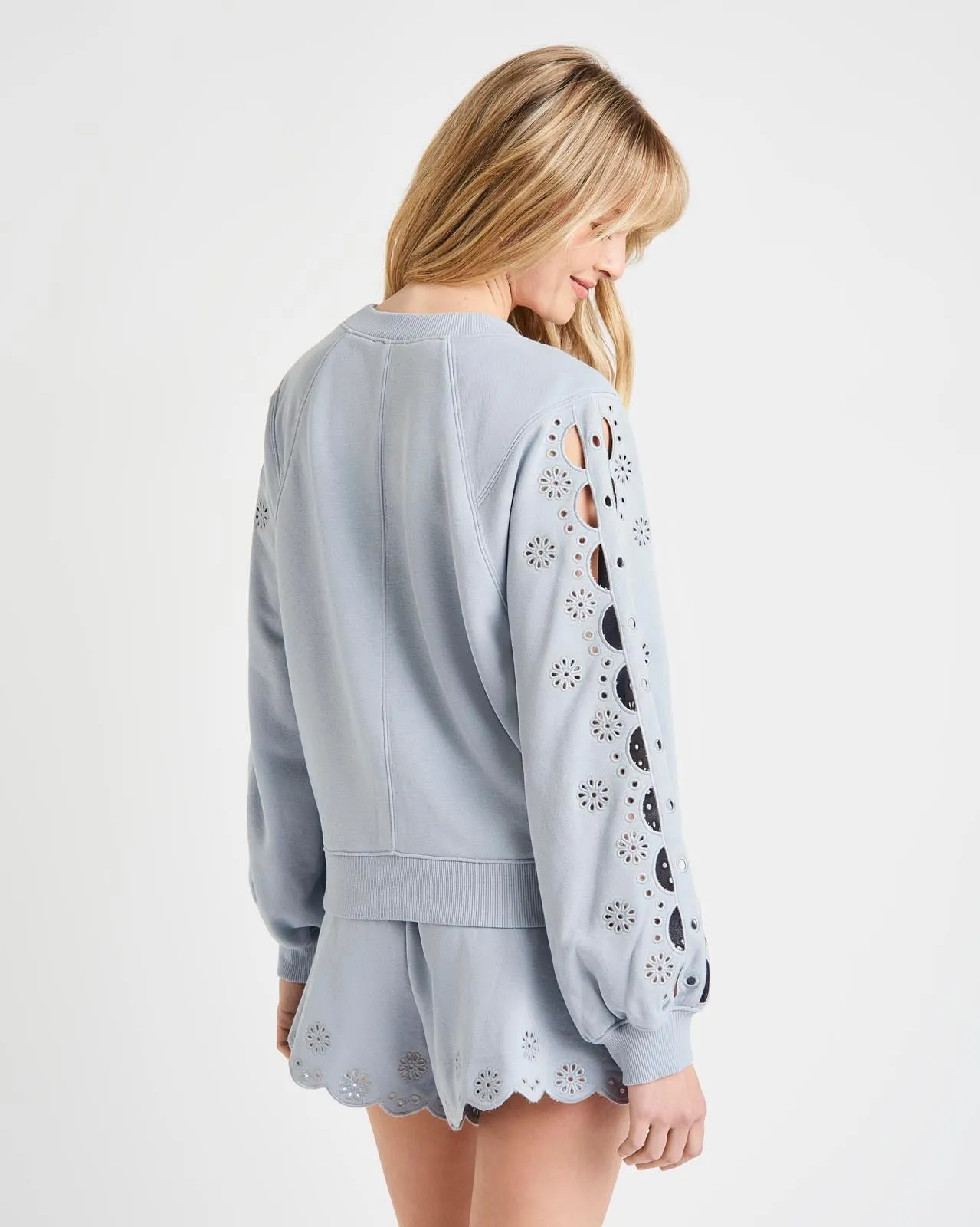 Joelle Eyelet Sweatshirt