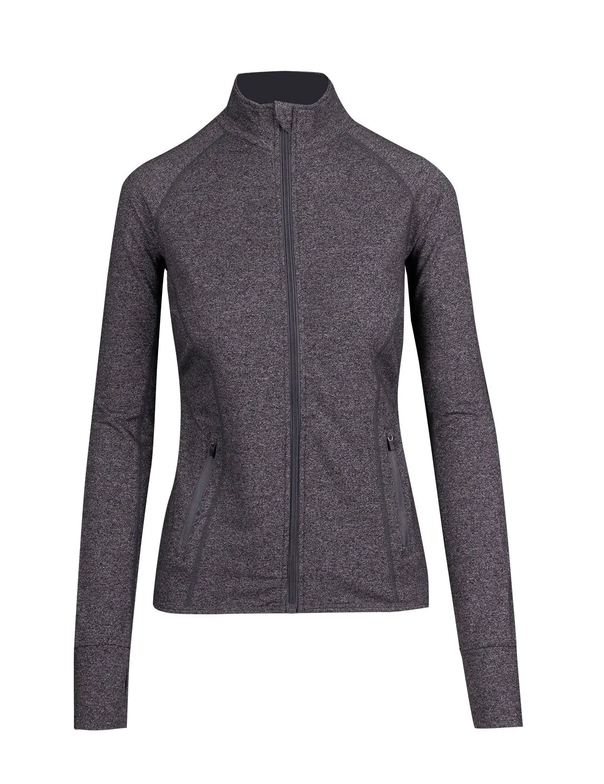 Ladies Greatness Heather Jacket - Dark Heather