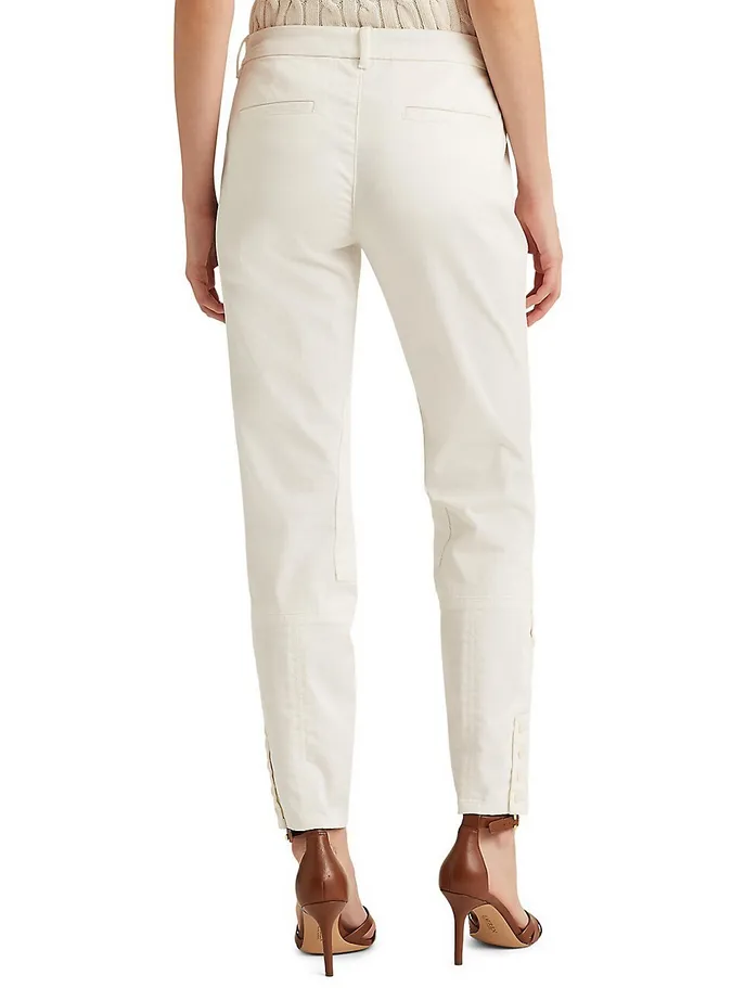 Lauren Ralph Lauren Stretch Chino Ankle Pants