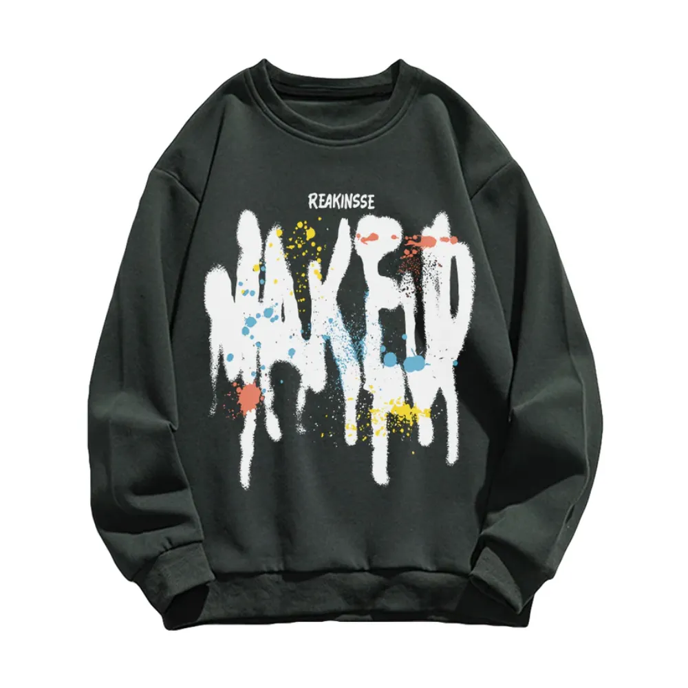 “Letter Colorful Graffiti” Sweatshirt