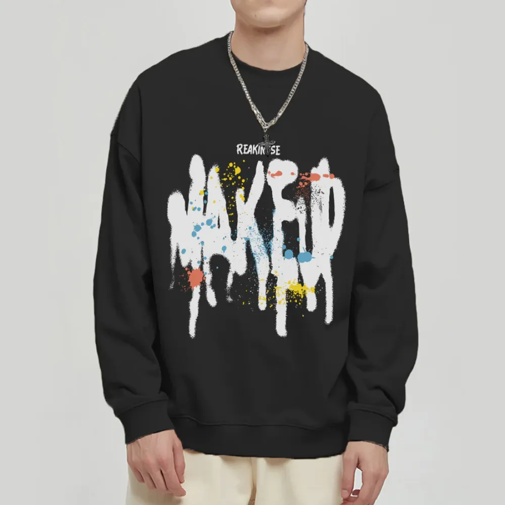 “Letter Colorful Graffiti” Sweatshirt