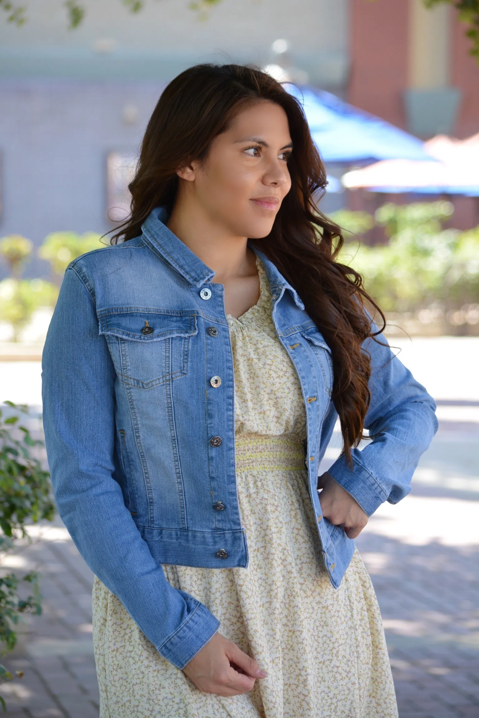 Marisa Light Wash Denim Jacket