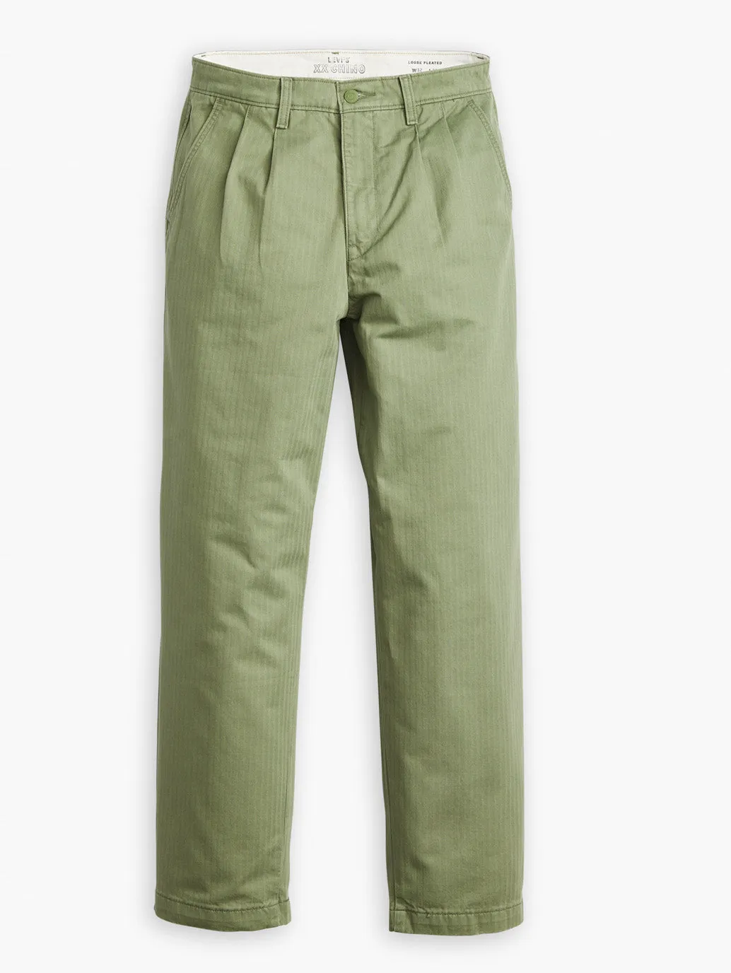 Men's Olive Regular Fit Chinos